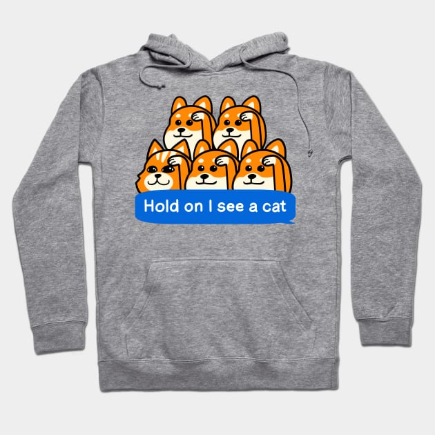 Hold on I see a cat Hoodie by bubboboon